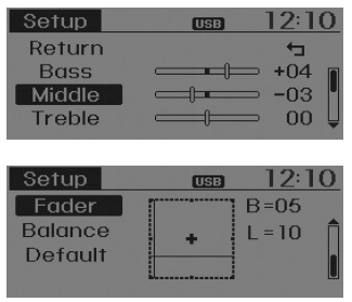 Hyundai Tucson: Setup. Speed Dependent Volume Control