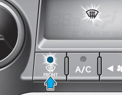 Hyundai Tucson: Automatic climate control system. Defrost-Level (A, D)
