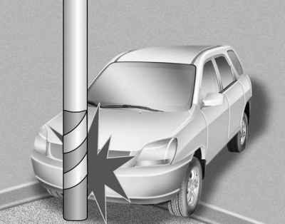 Hyundai Tucson: Occupant Classification System (OCS). Air bags may not inflate if the vehicle collides with objects such as utility