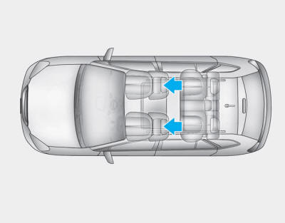 Hyundai Tucson: Headrest. The driver’s and front passenger’s seats are equipped with adjustable headrests
