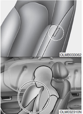 Hyundai Tucson: Air bag - advanced supplemental  restraint system. Your vehicle is equipped with a side impact air bag in each seat. The purpose