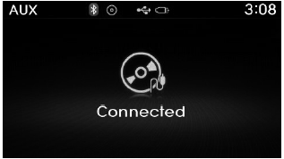 Hyundai Tucson: USB Mode. An external device can be connected to play music.