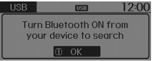 Hyundai Tucson: Phone. 2. Select [OK] button to enter the Pair Phone screen.