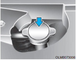 Hyundai Tucson: Engine coolant. WARNING