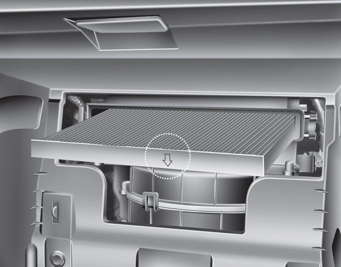 Hyundai Tucson >> Climate control air cleaner Maintenance