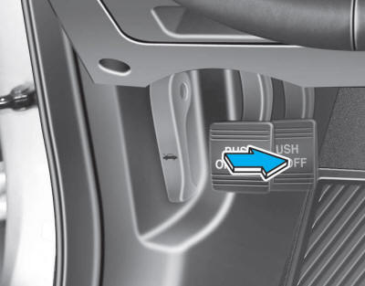 Hyundai Tucson: Checking the parking brake. Check whether the stroke is within specification when the parking brake pedal
