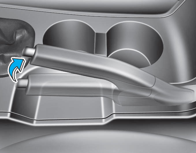 Hyundai Tucson >> Checking the parking brake Parking brake Maintenance