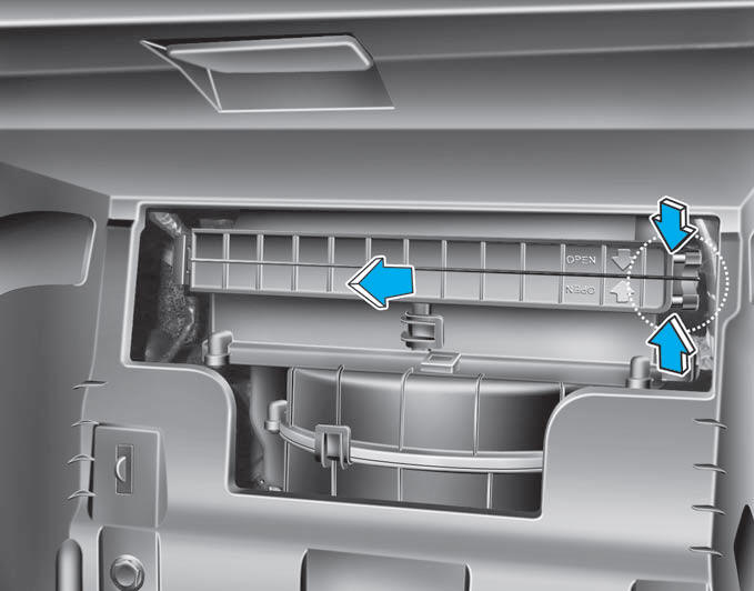 Hyundai Tucson >> Climate control air cleaner Maintenance